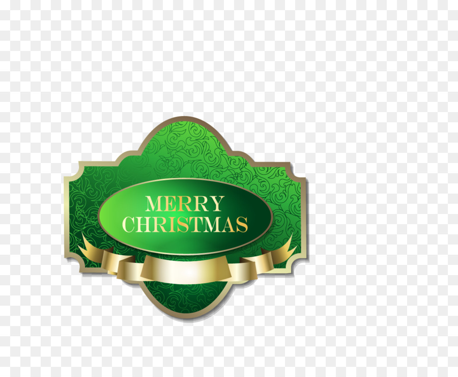 Green i saluti delle Vacanze di Natale - Dipinta di verde di sfondo, Merry Christmas Monogram