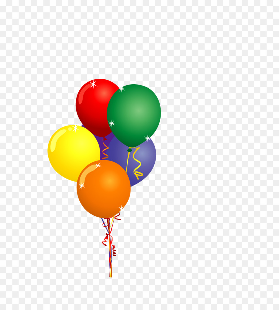 Mongolfiera Party Clip art - Colore palloncini galleggianti