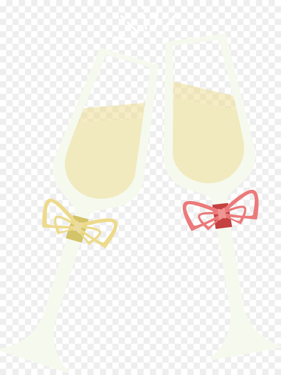 Papier-Wein-Glas-Muster - Ein hoch auf die Hochzeit!
