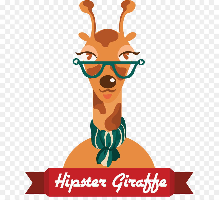 Fotografie Clip-art - Cartoon giraffe trend
