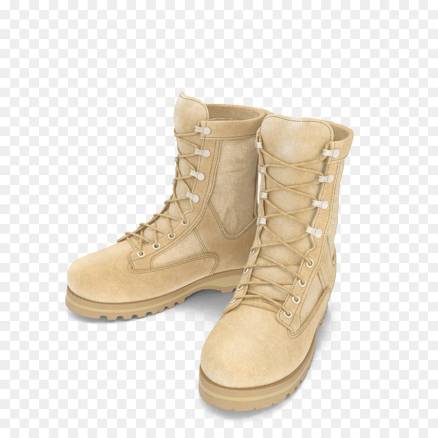 Combat boot scarpe da ginnastica Bianche - Beige stivali