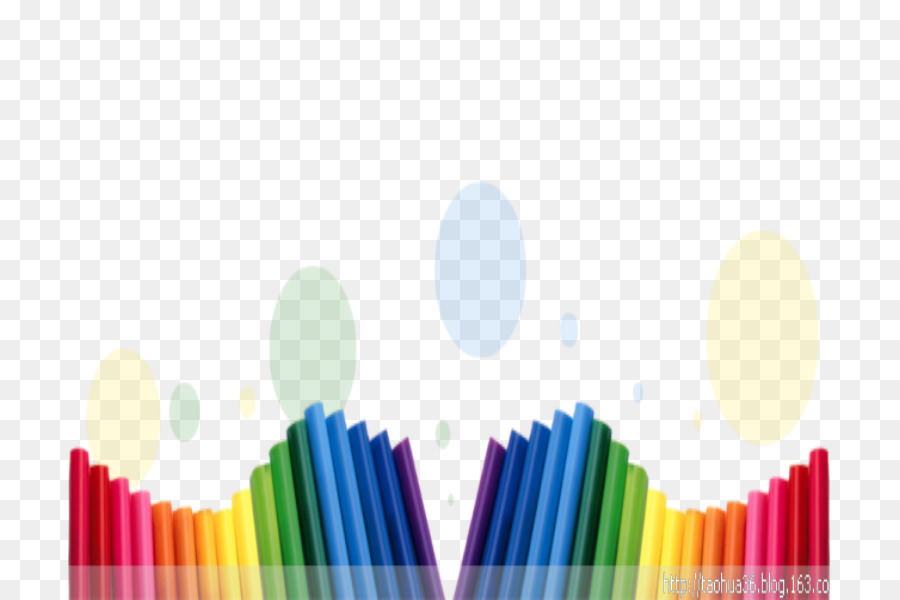 Farbige Bleistift-Muster - Farbige Bleistifte-Muster