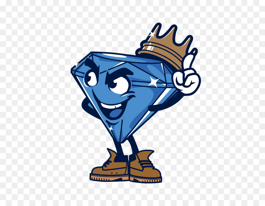 Diamant-Cartoon-Abbildung - King Diamond