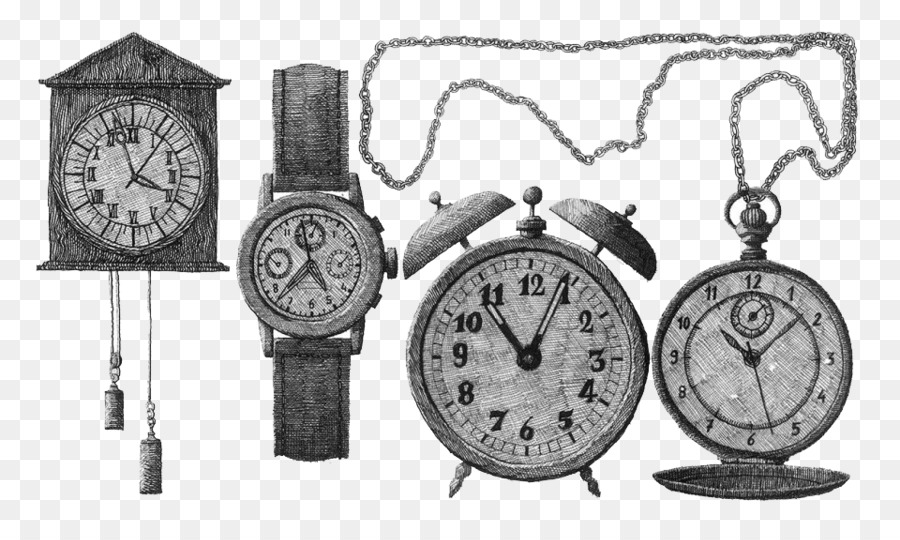 Đồng hồ báo thức Vẽ Hoạ - Phác thảo đồng hồ báo thức hoạ