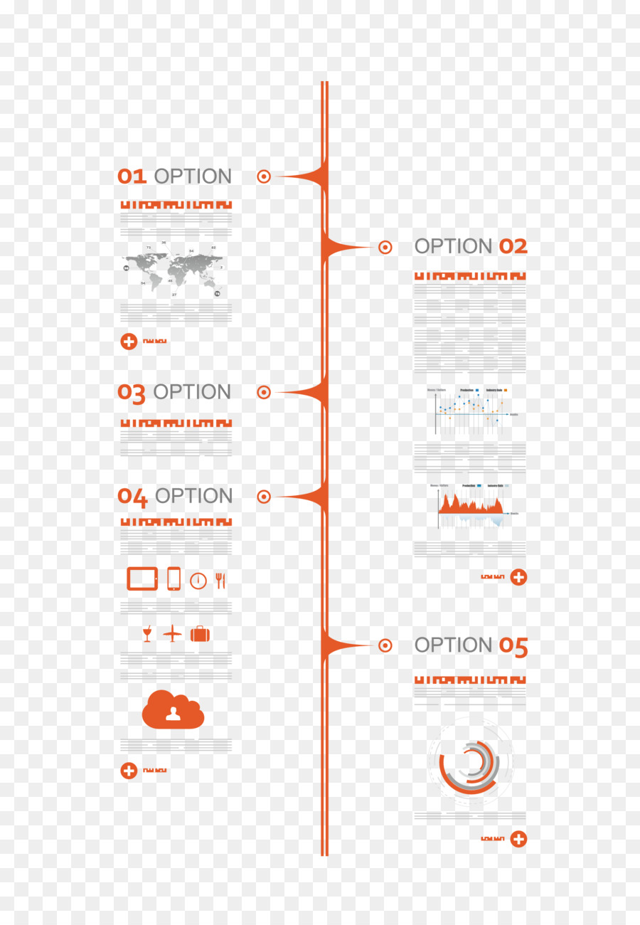 Timeline Infografica design Grafico sull'Icona - business grafico
