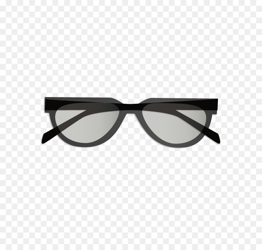 Gläser-Logo-Optik - Vektor-schwarz-Sonnenbrille