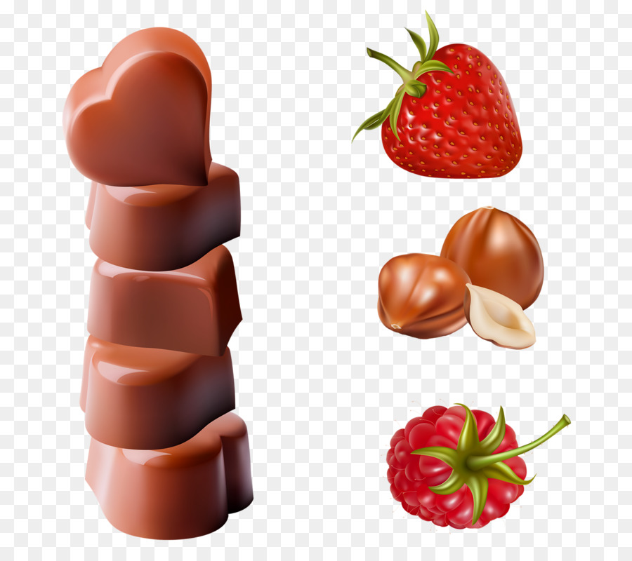 Praline Belgian küche, Süßigkeiten-Chocolate, Belgian waffle - Schokolade Erdbeer