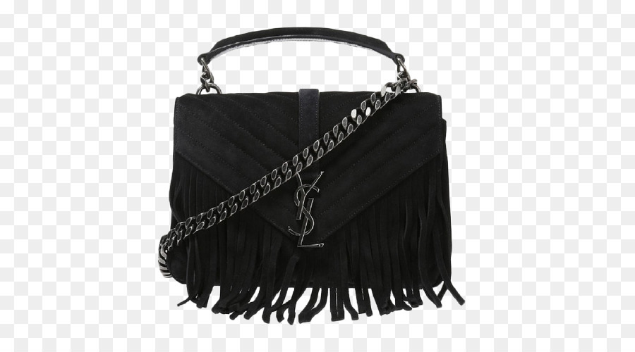 Borsa In Pelle Yves Saint Laurent - La signora Saint Laurent nero borsa a tracolla in pelle