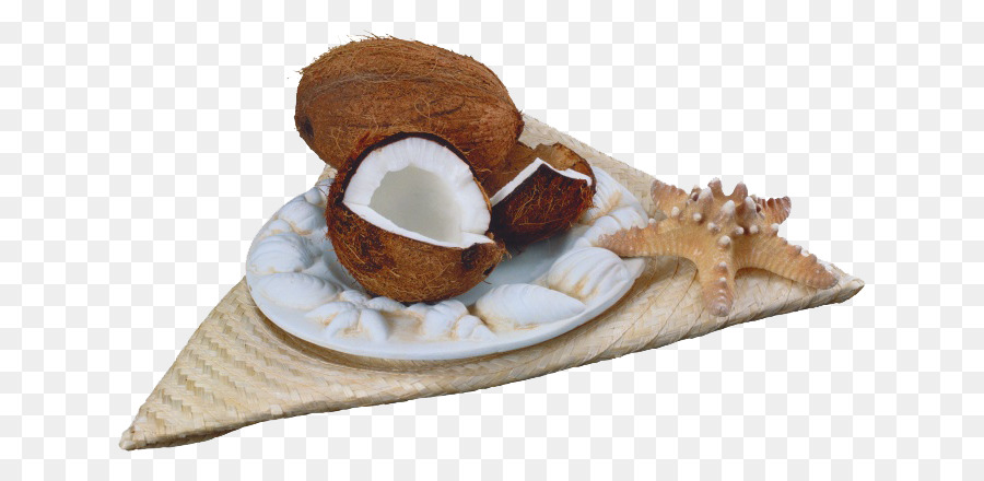 Nata de coco Kokos-Obst clipart - Kokos-und Seestern