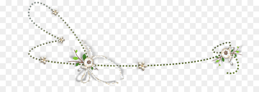 Halskette Kette piercing Schmuck Schriftart - Heart-shaped Blumen-Dekoration Kette