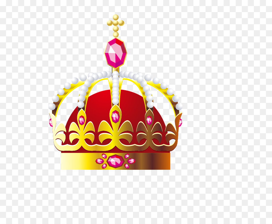 Crown Designer Perle - Rote Krone