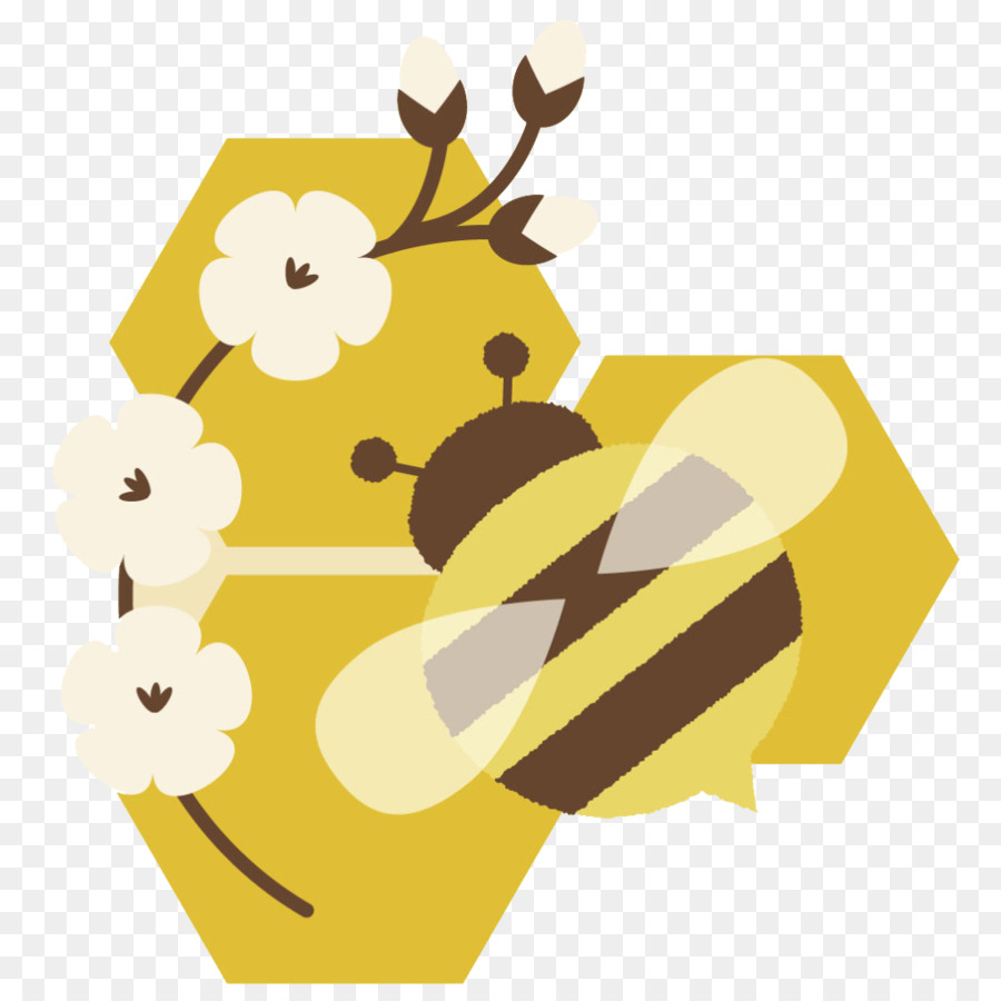 Apidae Nettare delle api da Miele Illustrazione - Le api da miele motivo ornamentale