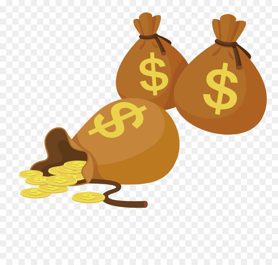 Finanz-Download-Symbol - Vektor-Geld-Tasche