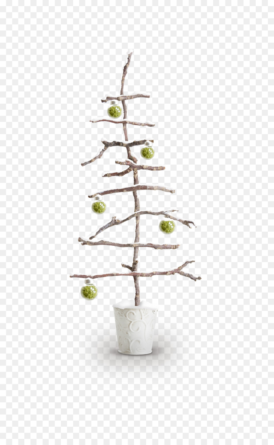 Twig Di Natale Ramo - Palla marrone ramoscelli telaio