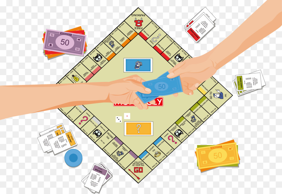 Monopol Homo Ludens-Spiel - Vektor Spiele