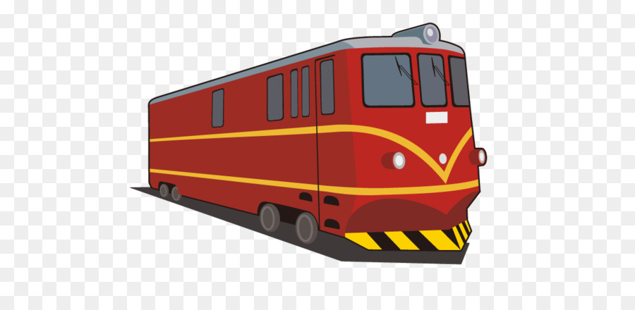 Treno del trasporto Ferroviario Clip art - Dipinto a mano ferroviaria di elementi