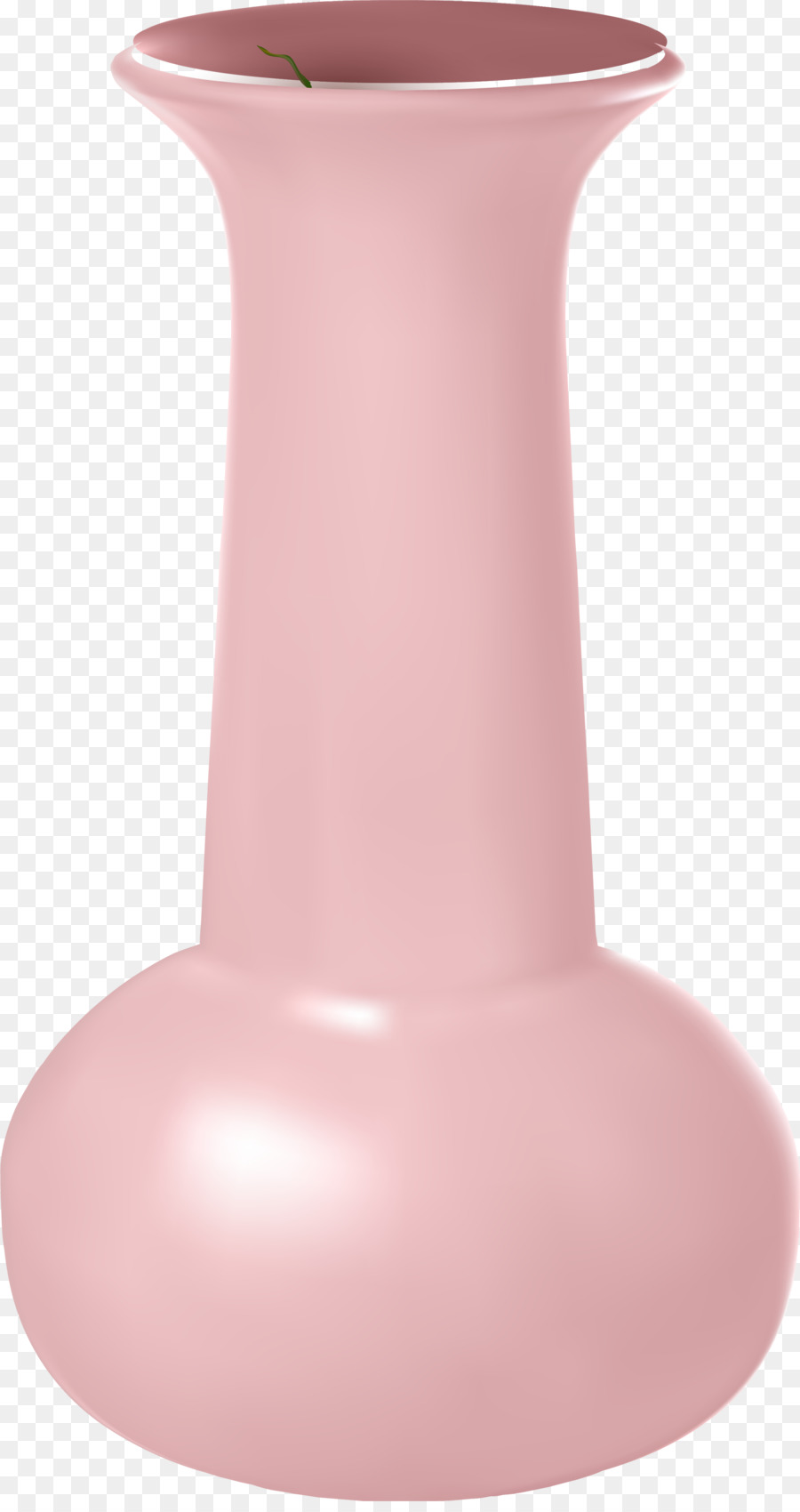 Vase Keramik - Rosa prägnant vase