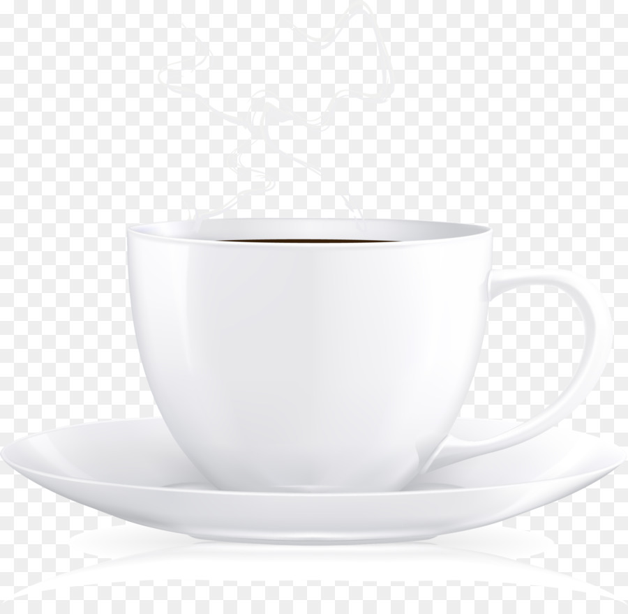 Cappuccino, caffè Bianco tazza da Caffè in Porcellana - Bianco fresco tazza di caffè