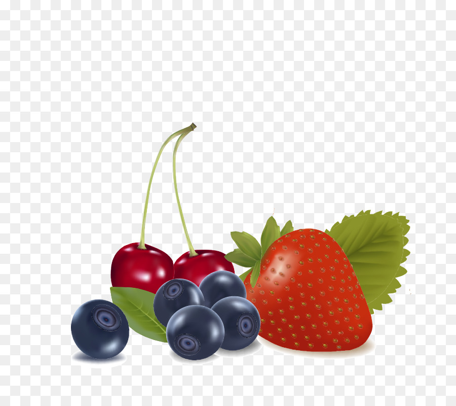 Himbeer-Obst clipart - Erdbeere