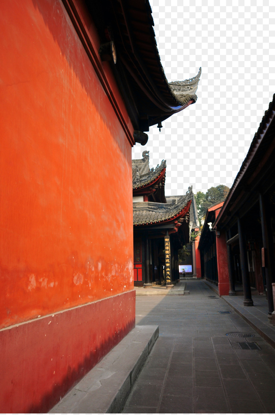 Chengdu buddhistische Tempel, Shinto-Schrein Buddhismus - Tempel Landschaft