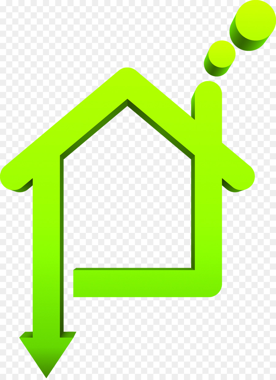 Haus Symbol - Grünes Haus