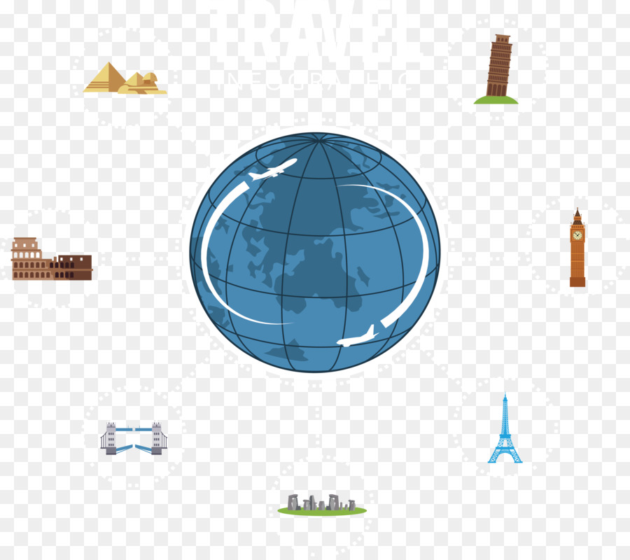 Tourismus-Designer - Global travel Diagramm