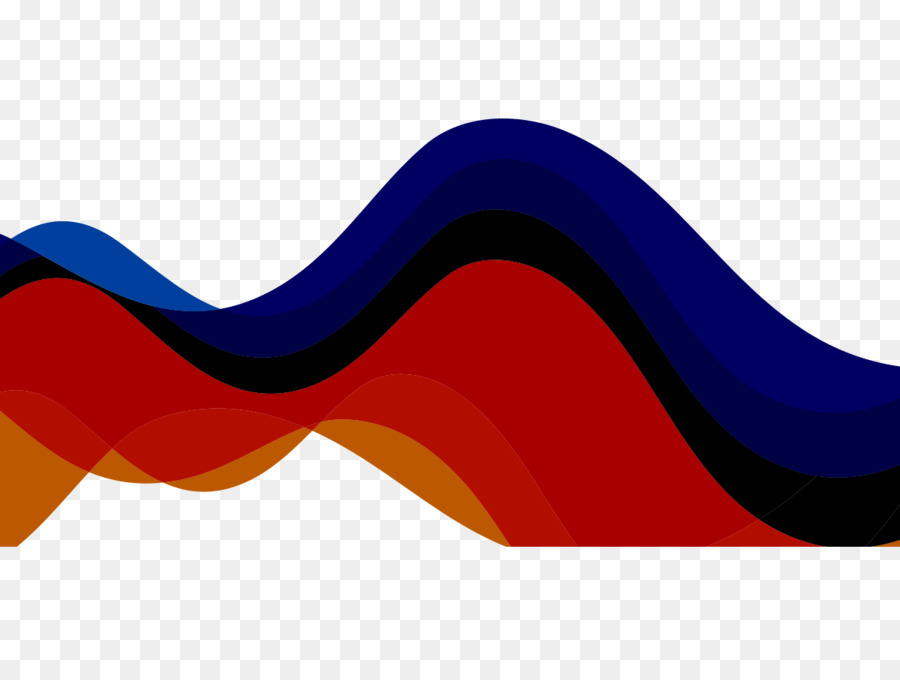 Winkel Schriftart - Vektor-illustration Farbverlauf Wellen in blau und rot
