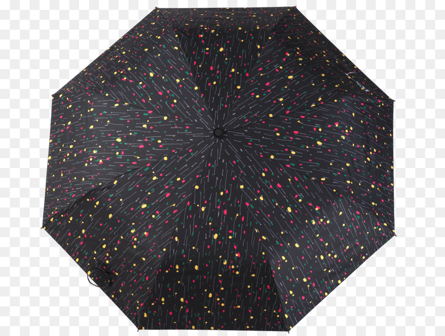 Regenschirm-Violet Pattern - Red dot schwarzen Regenschirm