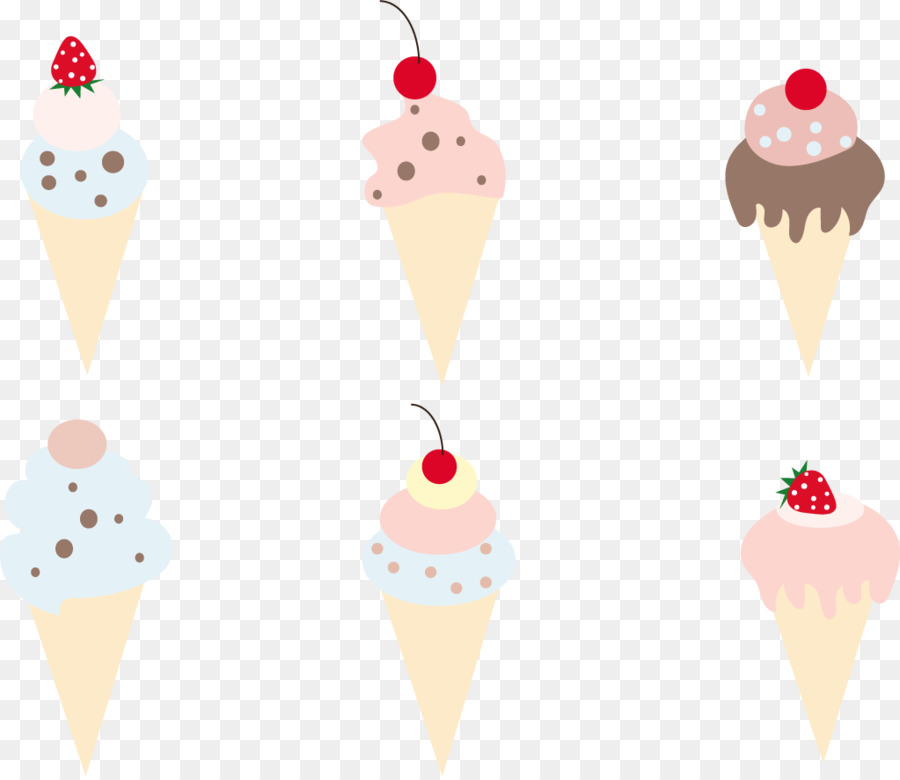 Eis-Schnee-Kegel-Erdbeer-Eis - Roll-Eis