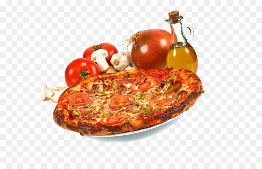 Pizza Margherita Fast-food-Tomaten - Pizza