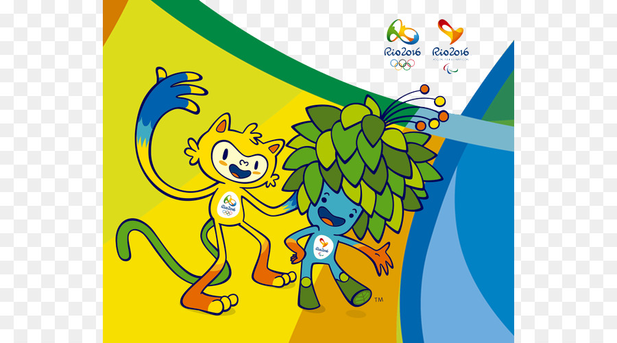 2016 thế Vận hội mùa Hè Năm 2016 gây khó khăn Rio de Janeiro Linh vật Lucas và Tom - Rio linh vật Olympic nền