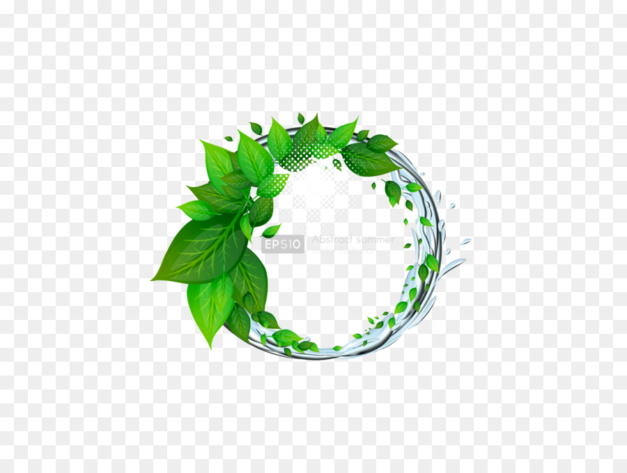 Grünes Symbol - Green leaf download