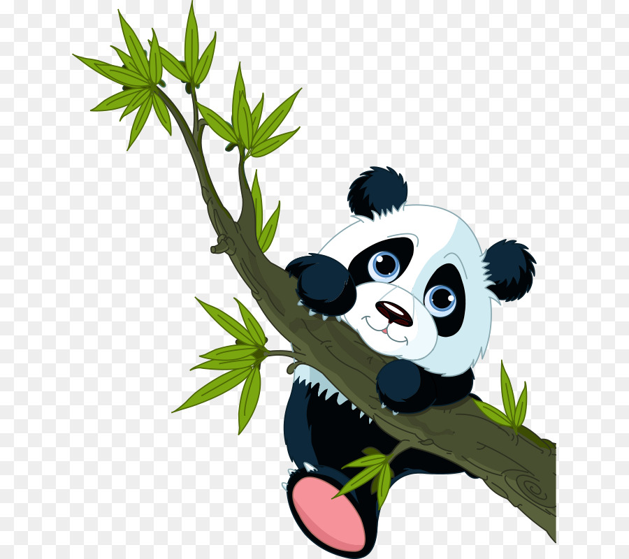 Gigante panda Rosso panda Bear Cartoon Clip art - panda