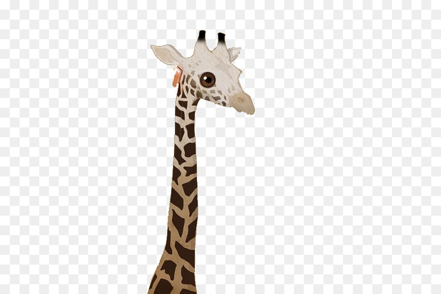 Nord giraffa Cervi Icona - Fresco dipinto giraffa testa