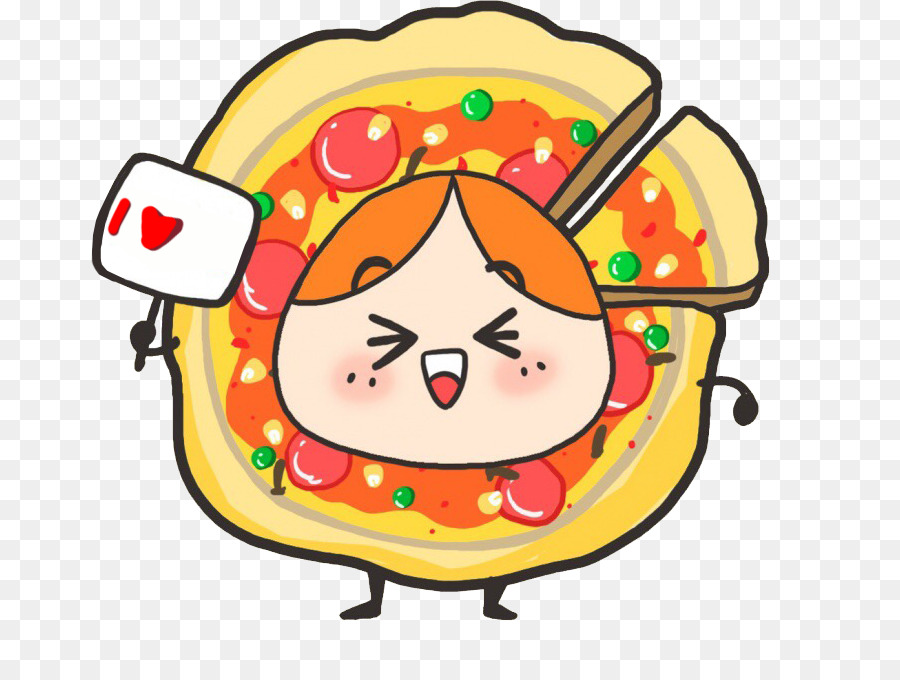 Pizza Cartoon-Food Q-version clipart - cartoon pizza