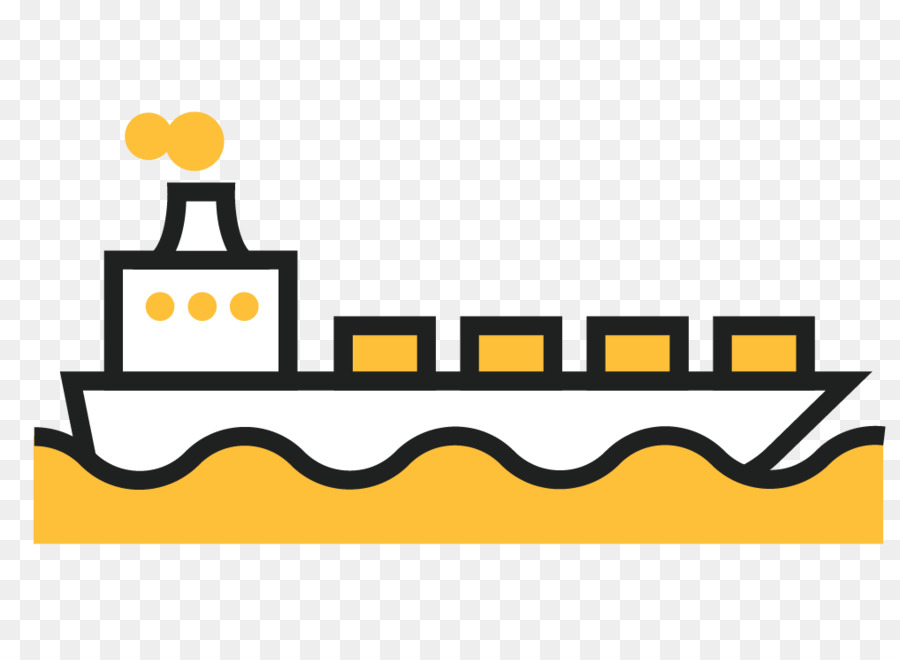 Schiff clipart - Vektor-öl-Schiff auf dem Meer
