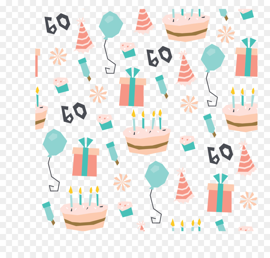 Geburtstagstorte Party-Muster - Geburtstag-feier-party-hintergrund