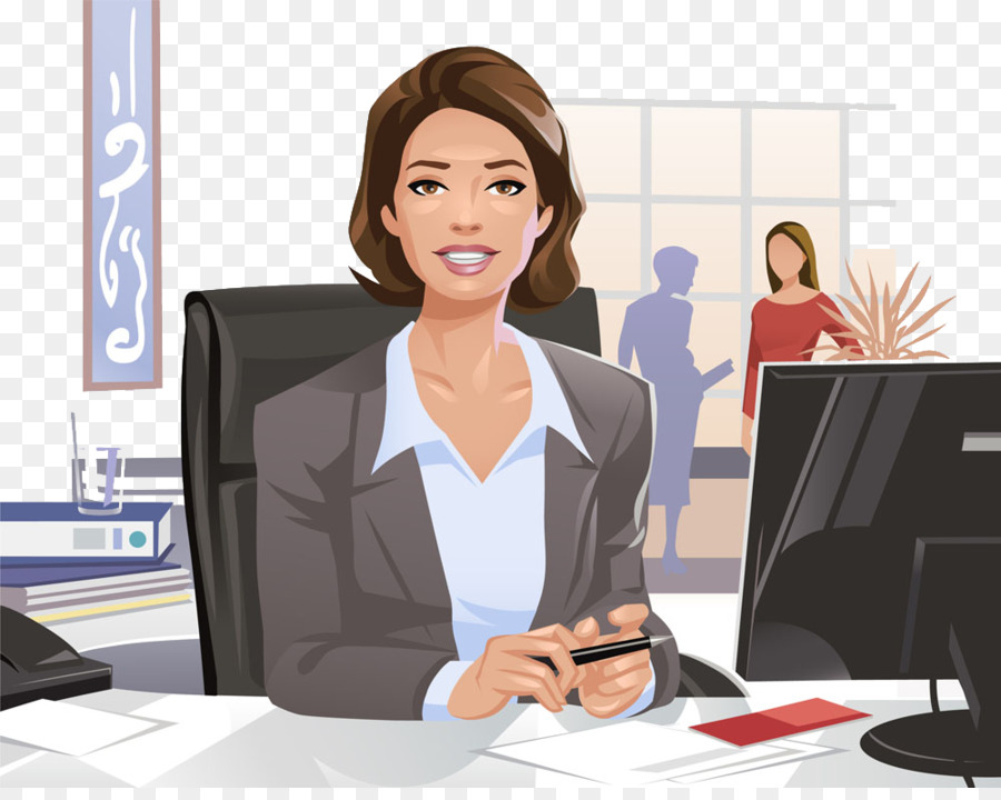 Donna, Businessperson Cartoon Illustrazione - professionale delle donne