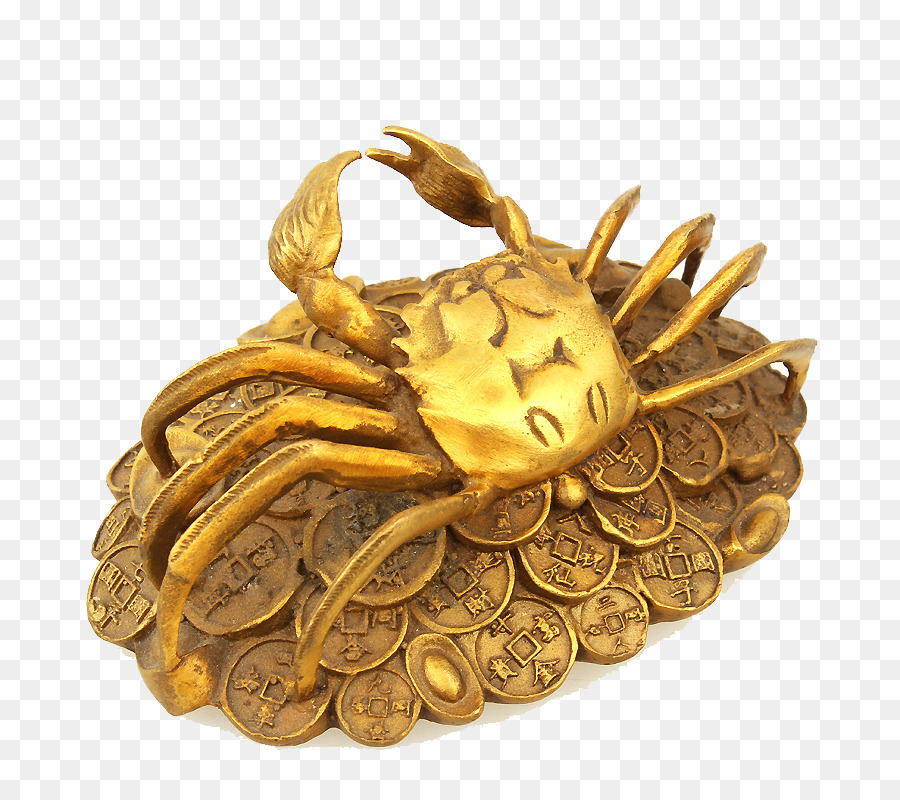 Krabbe Kupfer-Preis Gratis - Gold Münzen Kupfer-Krabben-Dekoration