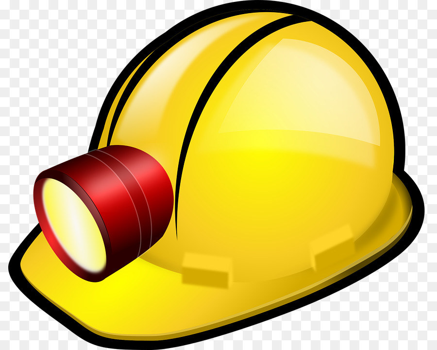 Mũ bảo hiểm khai Thác Khó mũ thợ Mỏ cap Clip nghệ thuật - Một màu vàng mũ bảo hiểm