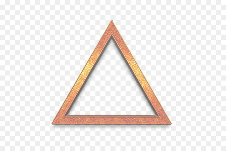 Dreieck Metall-Geometrie - Eine metallic-Farbe Dreieck