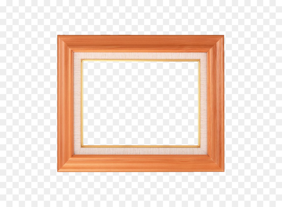 Cornice di fotografia Stock Royalty free Clip art - Arancione cornice in legno