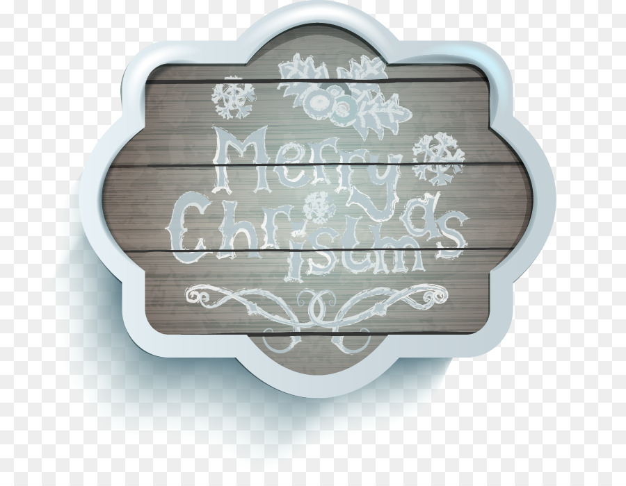 Weihnachten Neue Jahr Urlaub Grüße - Unregelmäßige Holz-Monogramm