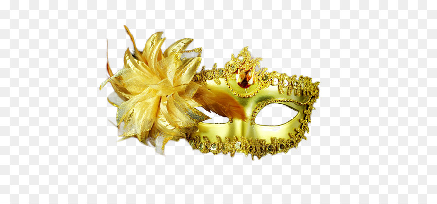 Maske Maskerade ball - Golden flower Maske