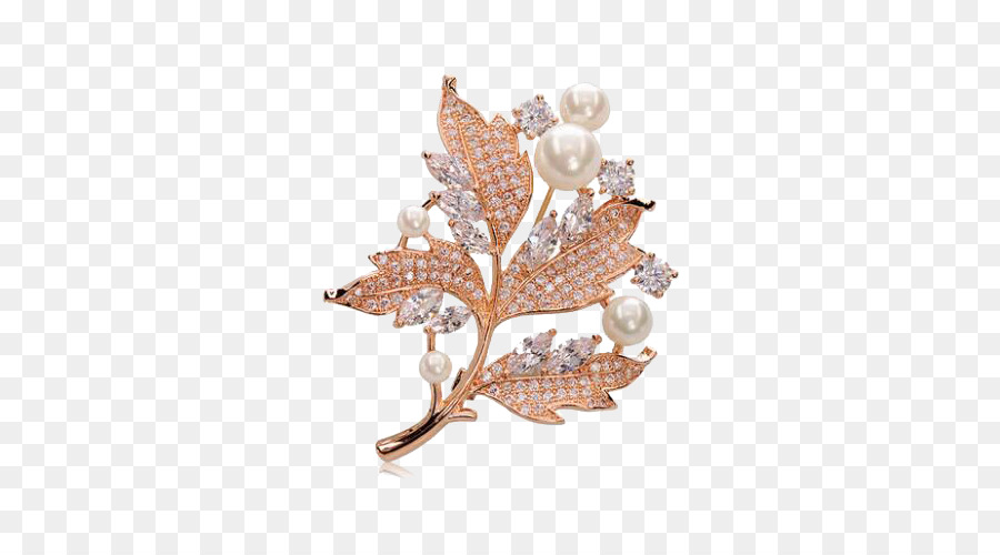 Brosche Schmuck Menschlichen Körper - Maple Leaf Brooch