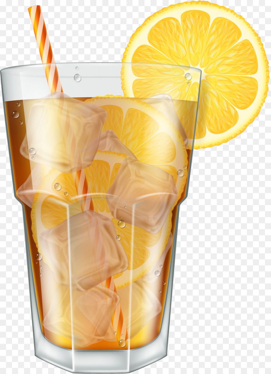 Succo d'arancia Cocktail, tè freddo, Bevande - Marrone ghiaccio, succo di