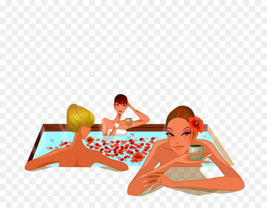 Bồn tắm nóng Spa Sticker - biển đẹp