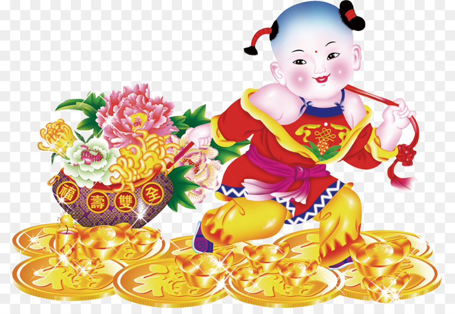 Sudhana u7ae5u5b50 Chinese New Year Google Hình ảnh - Cậu bé