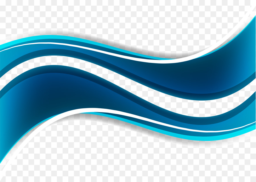 Wind wave Blue u6df1u84dd - Dark blue wave-Effekt
