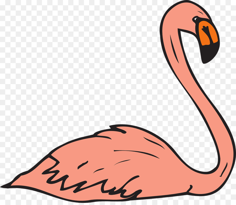 Flamingo-Kostenloses content-clipart - Rosa flamingos